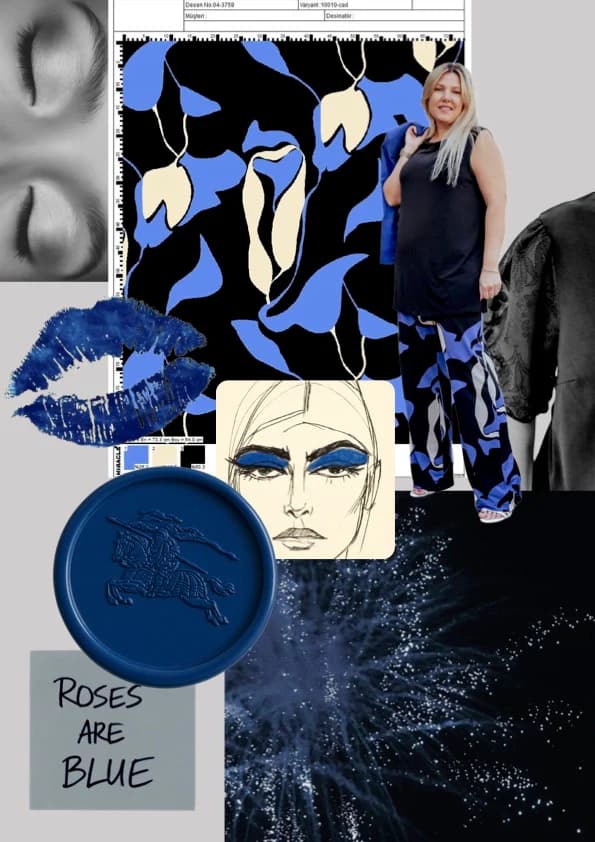 Touch of Glam moodboard collage